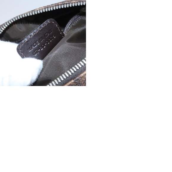 DIOR Trotter Romantic Hand Bag Pvc Leather Brown - Picture 13 of 13